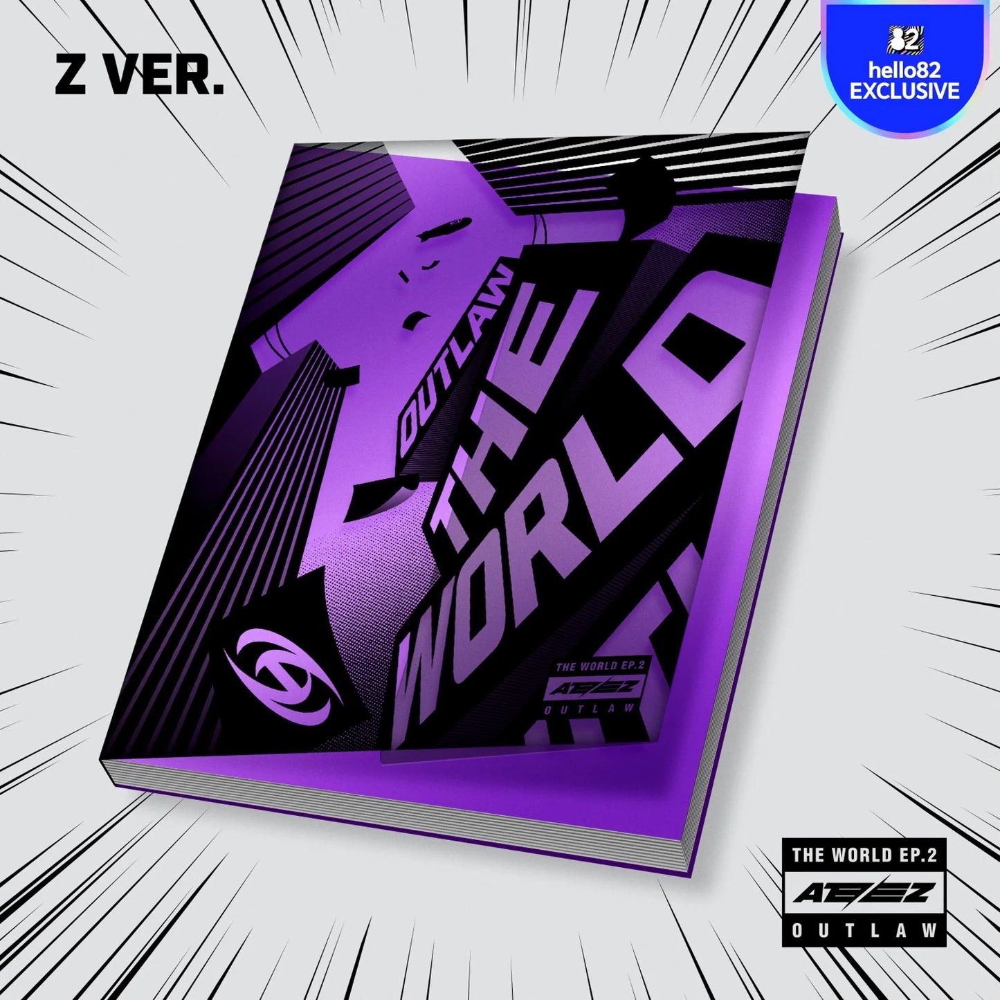 ATEEZ 에이티즈 - 9th Mini-Album 'THE WORLD EP.2 : OUTLAW' (US Version) (Pop-up Exclusive)