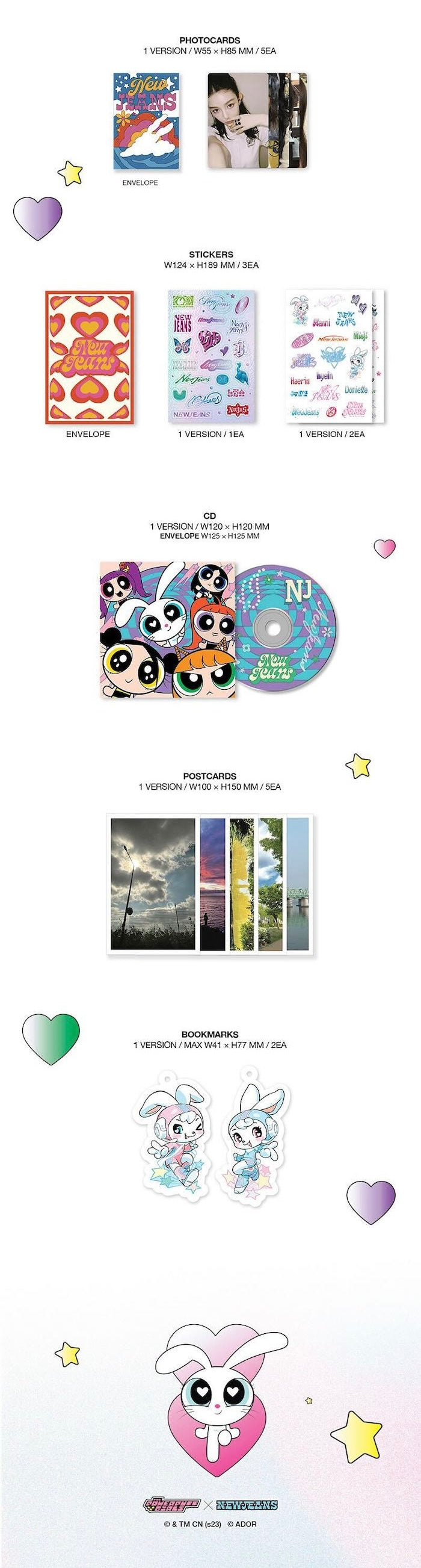 NewJeans - 2nd EP 'Get Up' (POWERPUFF GIRLS X NJ BOX Version) + Soundwave POB