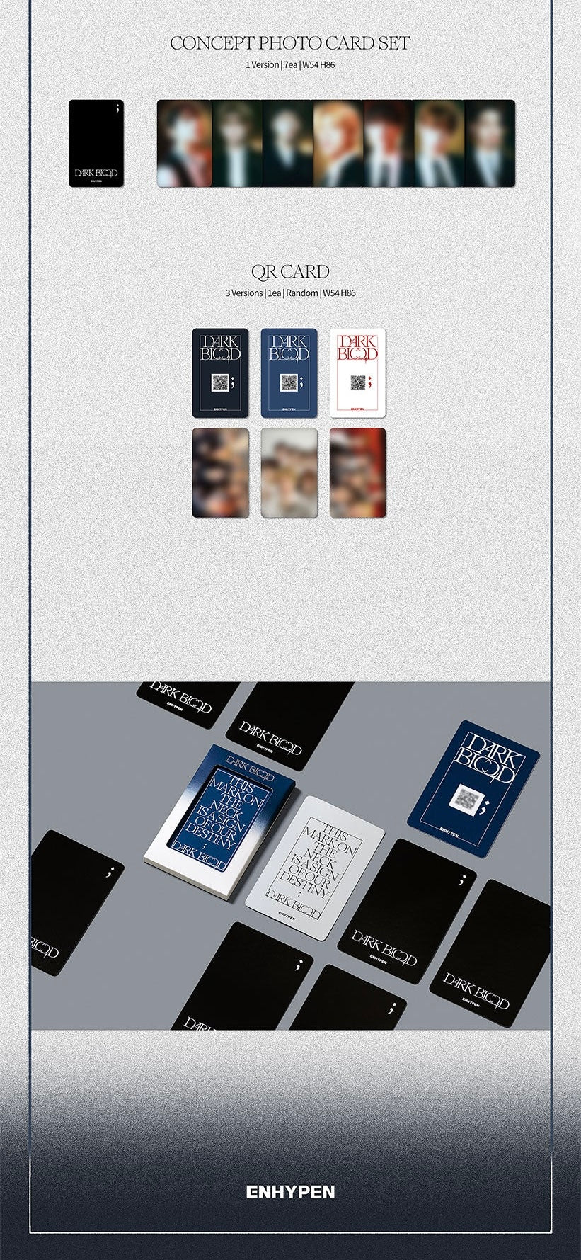 ENHYPEN - 4th Mini-Album 'DARK BLOOD' (Weverse Version)