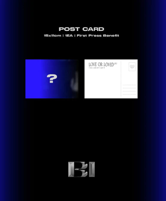 B.I - 3rd EP 'LOVE OR LOVED PT.2' (Photobook Version)