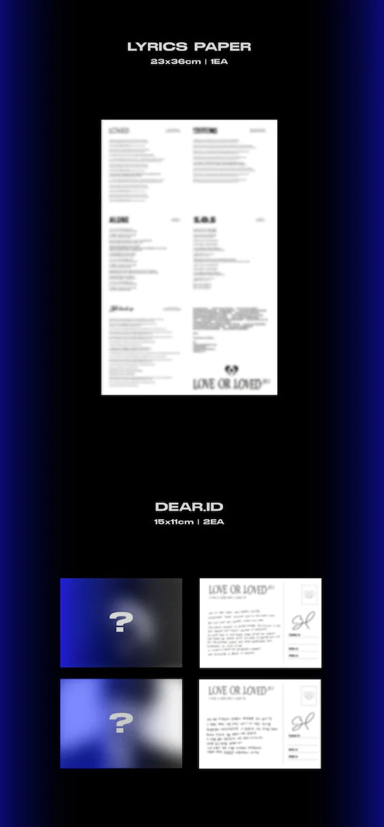 B.I - 3rd EP 'LOVE OR LOVED PT.2' (Asia Letter Version)