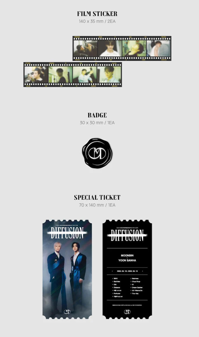 ASTRO - MOONBIN&SANHA - 2023 FAN CON 'DIFFUSION' (DVD)