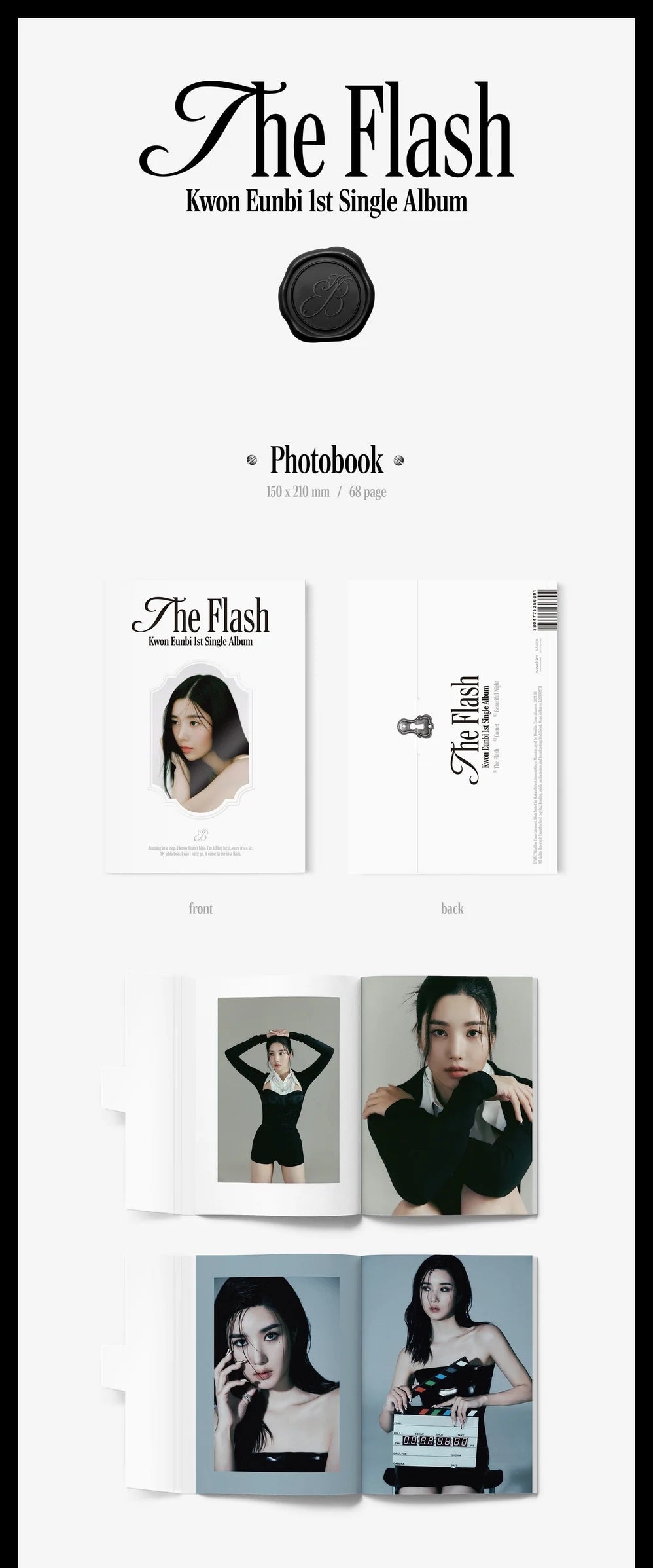 KWON EUNBI - 1st Single Album 'The Flash'