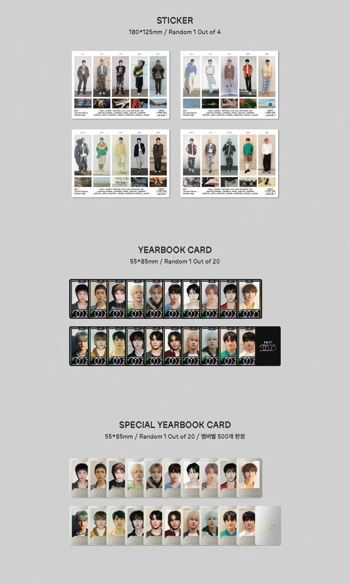 NCT - 4th Album 'Golden Age' (Archiving Version) + Apple Music POB