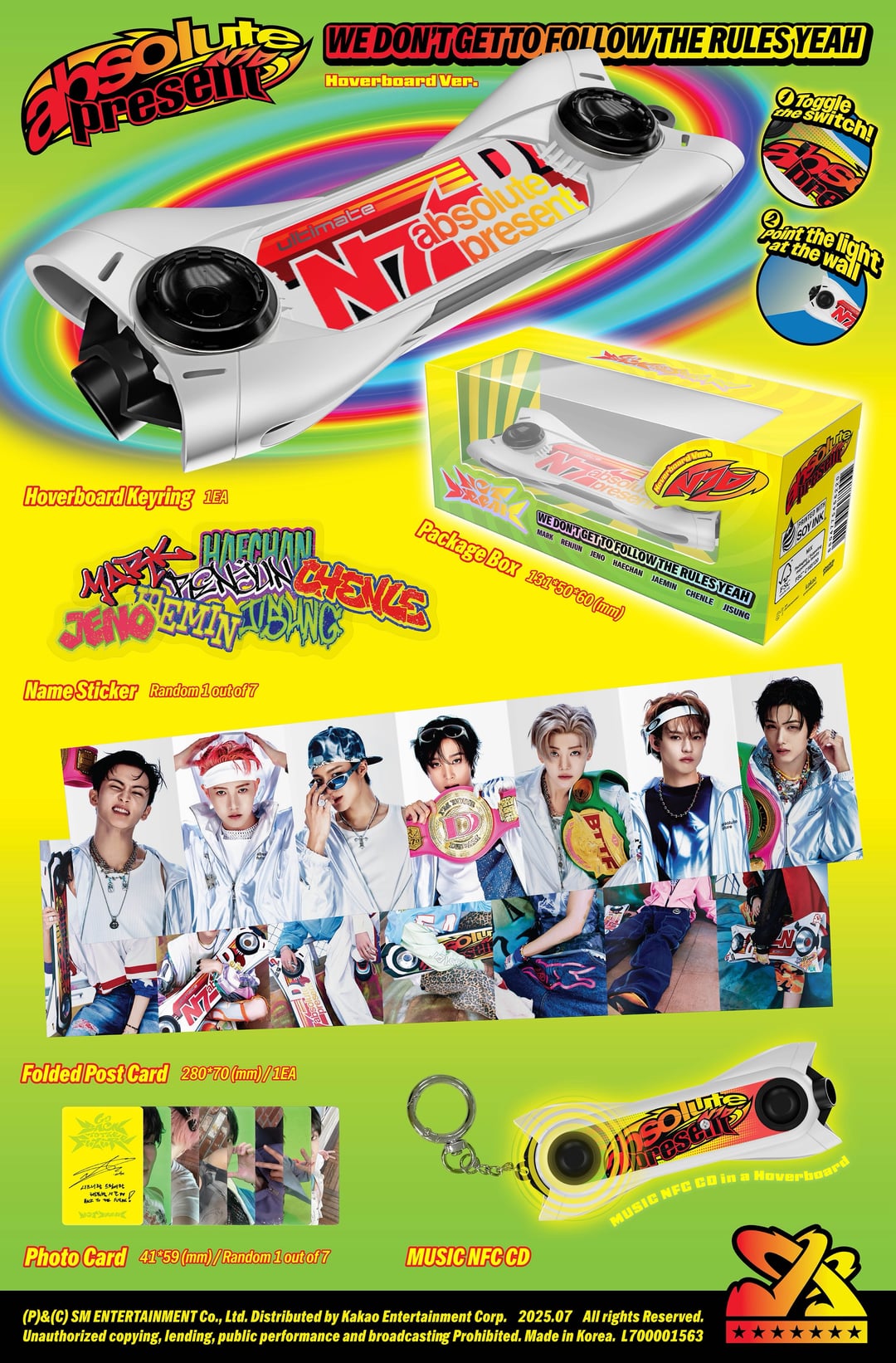 NCT DREAM - 5th Album 'Go Back To The Future' (Hoverboard Ver. SMARTALBUM)