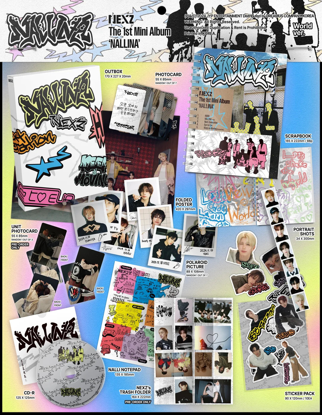 NEXZ - 1st Mini-Album 'NALLINA' (Special Version)