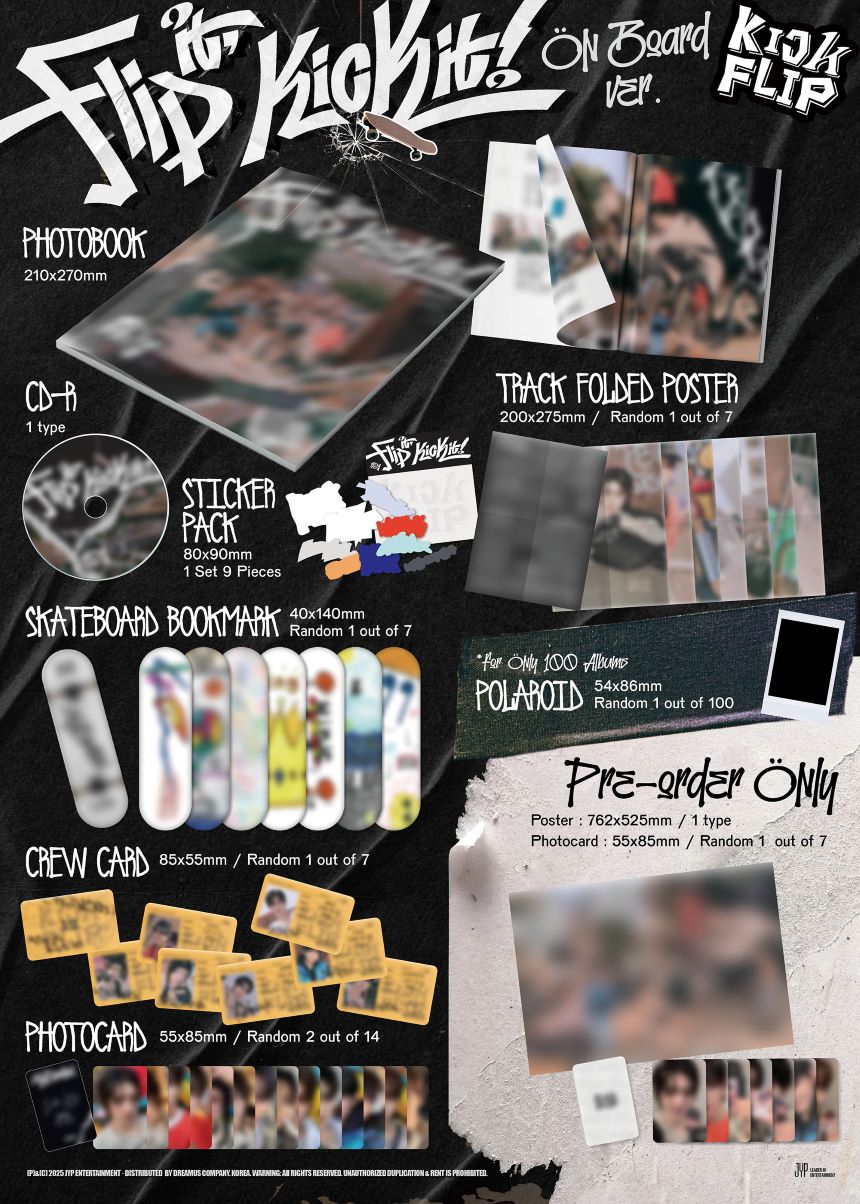 KickFlip - 1st Mini-Album 'Flip it, Kick it!' (Standard Version)