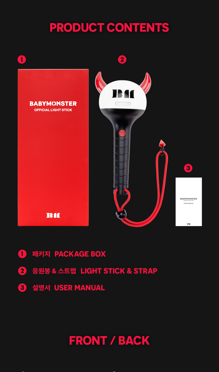 BABYMONSTER - Official Lightstick + POB Photocard