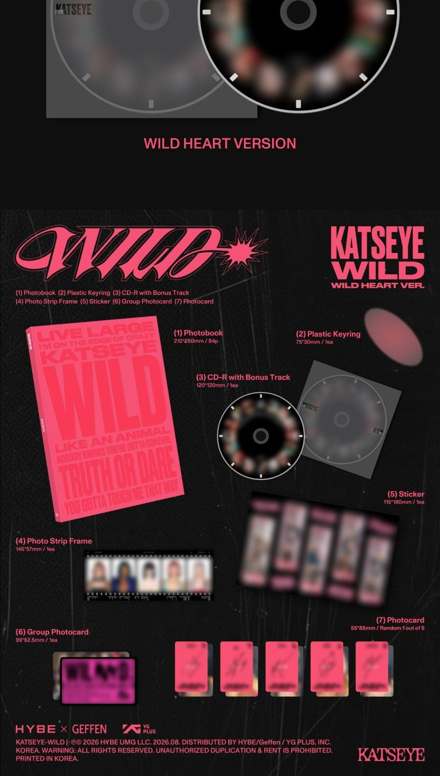 KATSEYE - 3rd EP 'WILD' (International Retailer Exclusive)