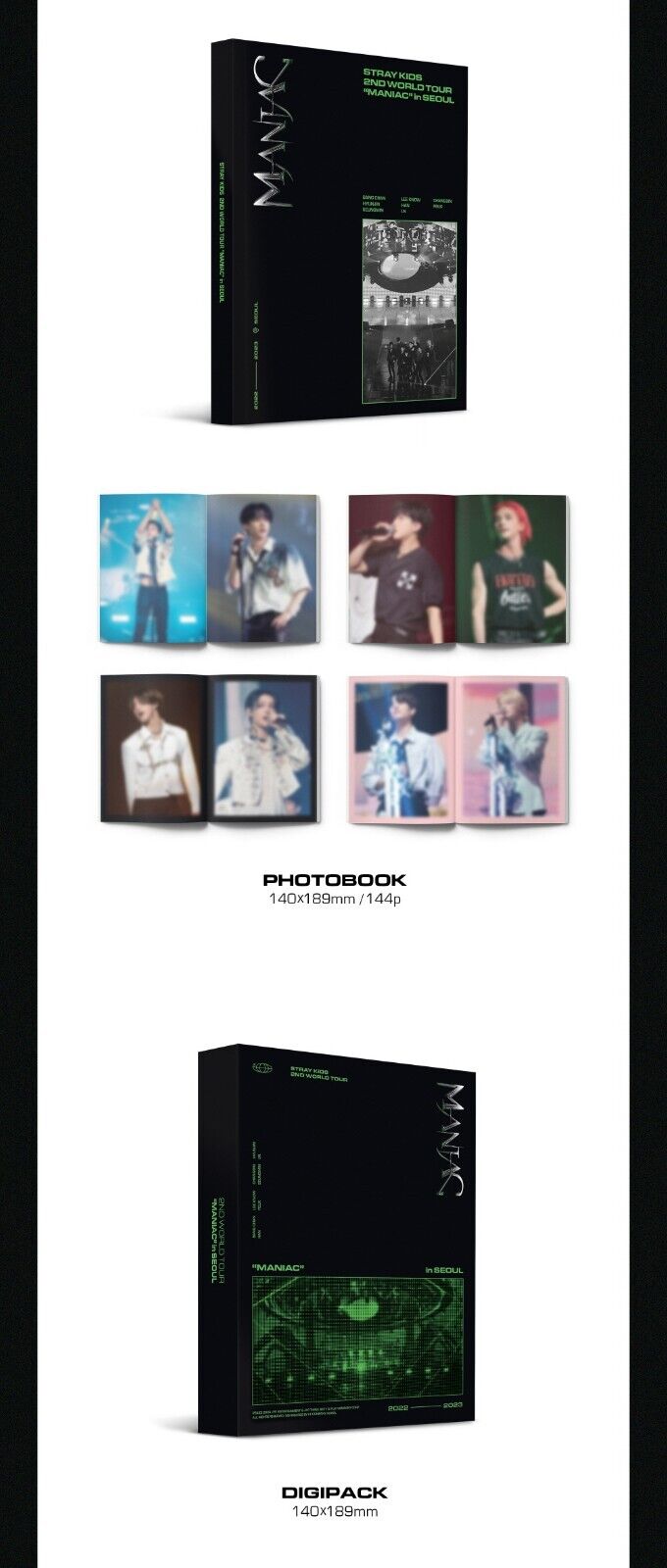 Stray Kids - 2nd World Tour 'MANIAC' in SEOUL (DVD) + POB