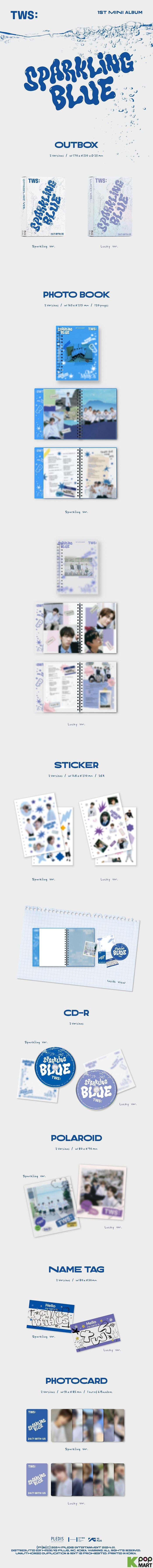 TWS - 1st Mini-Album 'Sparkling Blue'