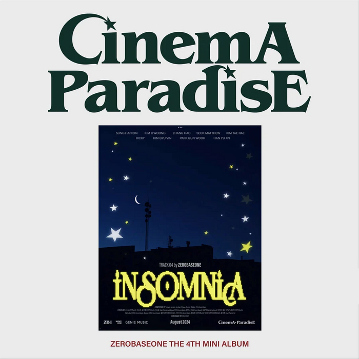 ZEROBASEONE - 4th Mini-Album 'CINEMA PARADISE' (ZEROSE Version)
