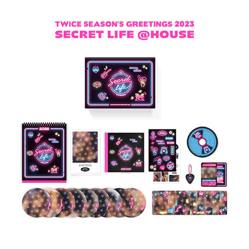 TWICE - 2023 SEASONS GREETINGS 'SECRET LIFE @HOUSE'