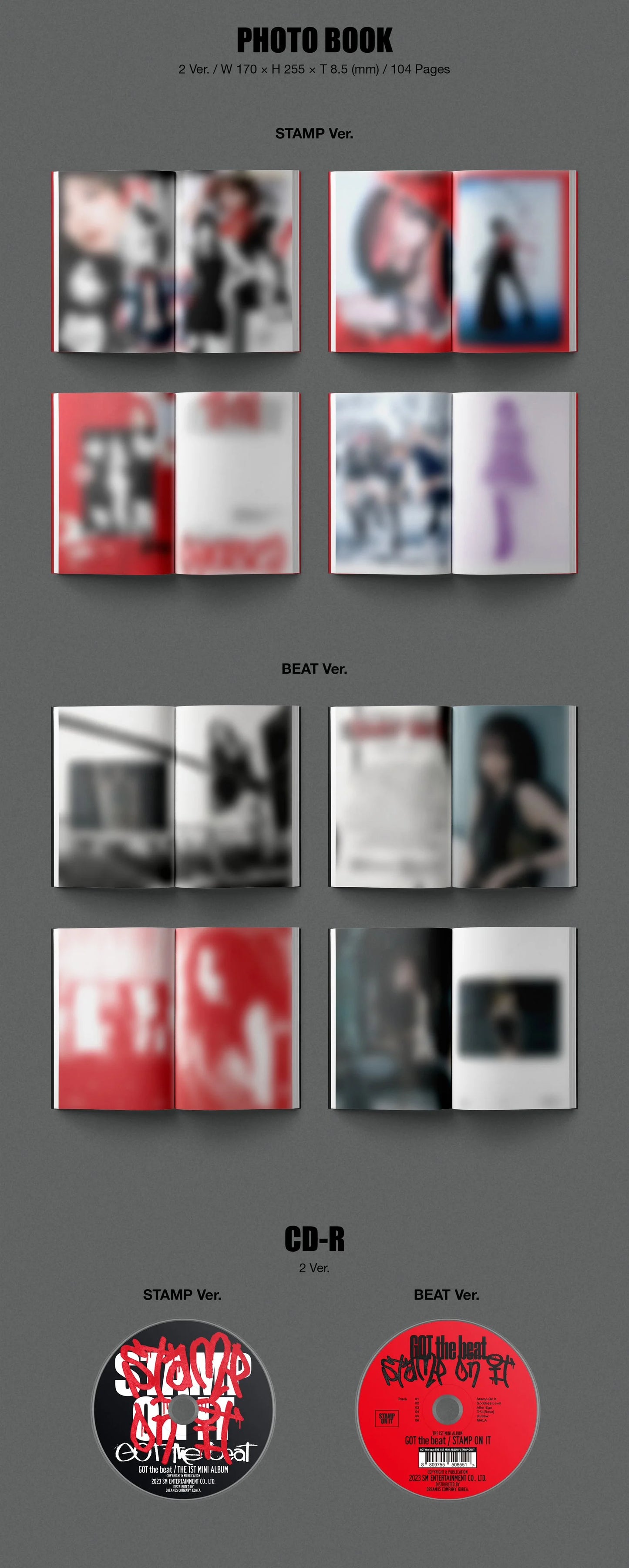 GOT the beat - The 1st Mini-Album 'Stamp On It'