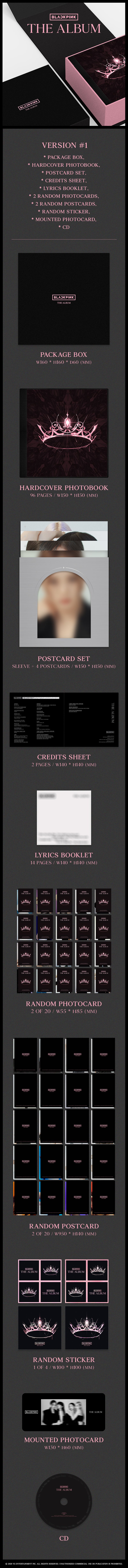 BLACKPINK - 1st Full Album 'THE ALBUM'