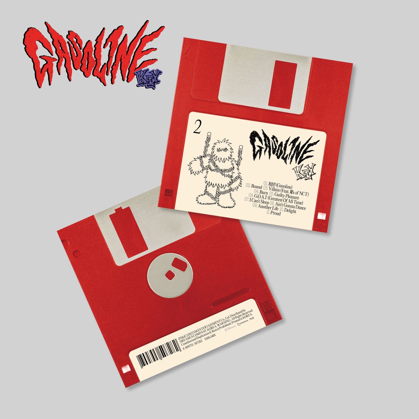 SHINee - KEY - 2nd Album ‘Gasoline’ (Floppy Version)