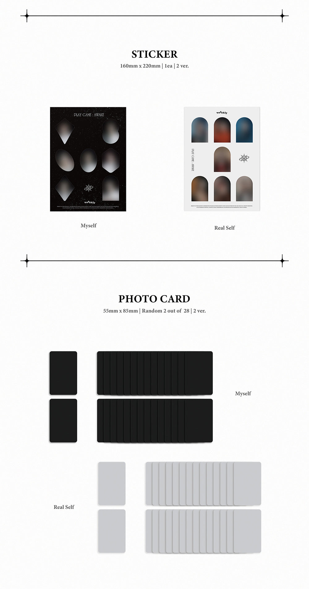 Weeekly 위클리 - 1st Single Album 'Play Game: AWAKE'