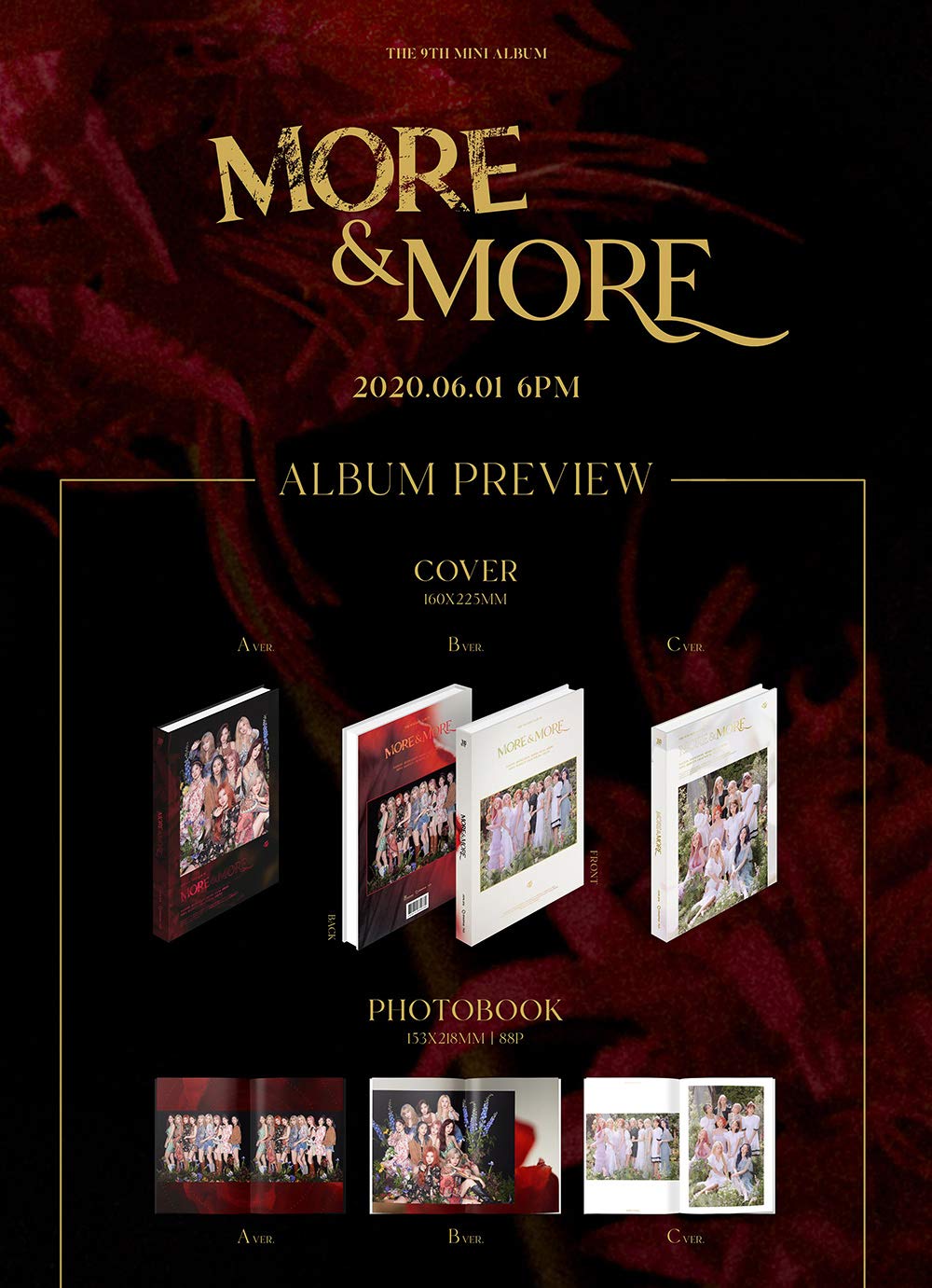 TWICE 트와이스 - 9th Mini-Album 'MORE & MORE'