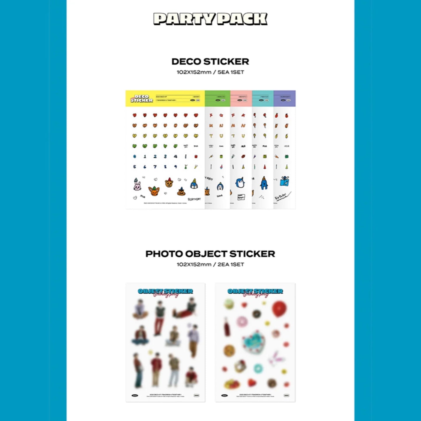 TXT - 2023 DECO KIT 'Birthday Party'