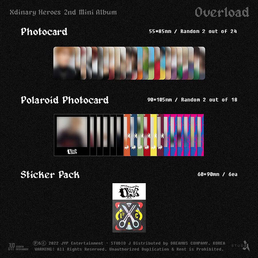 Xdinary Heroes - 2nd Mini-Album 'OVERLOAD'