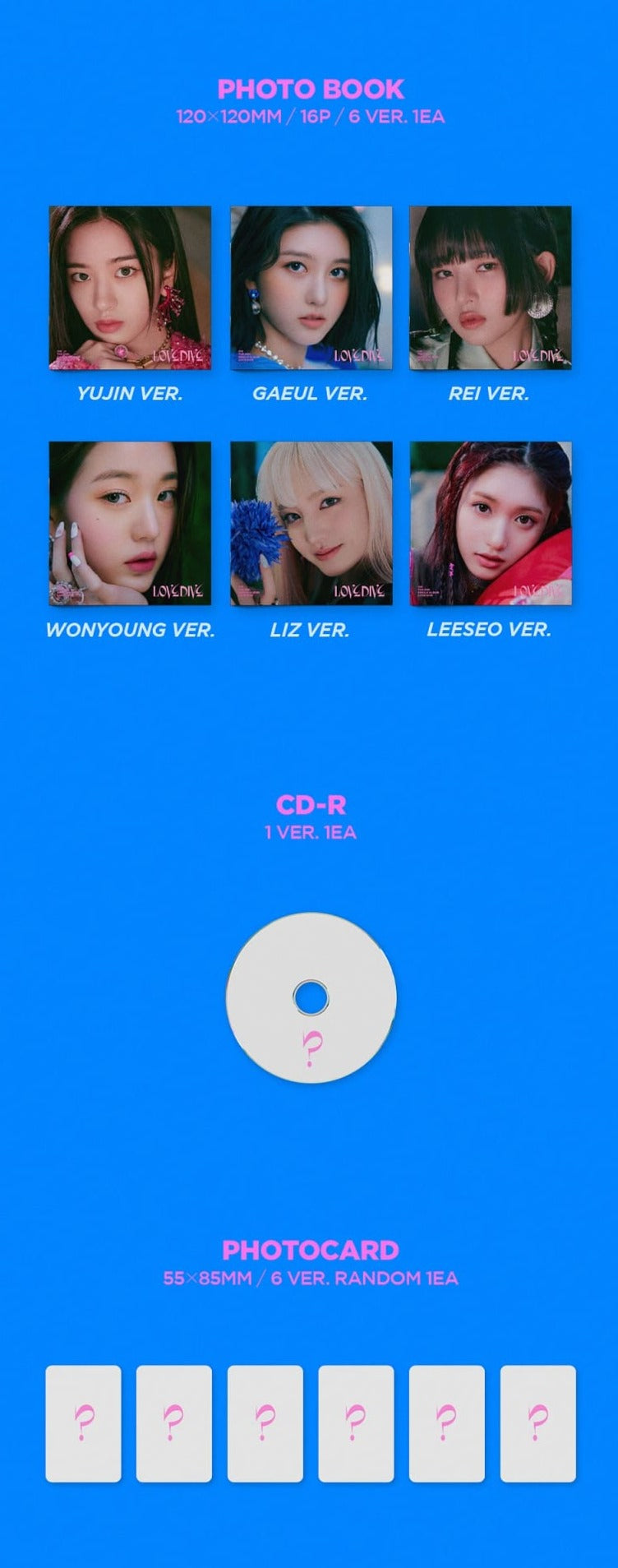IVE - The 2nd Single Album ‘LOVE DIVE’ (Jewel Case Version)