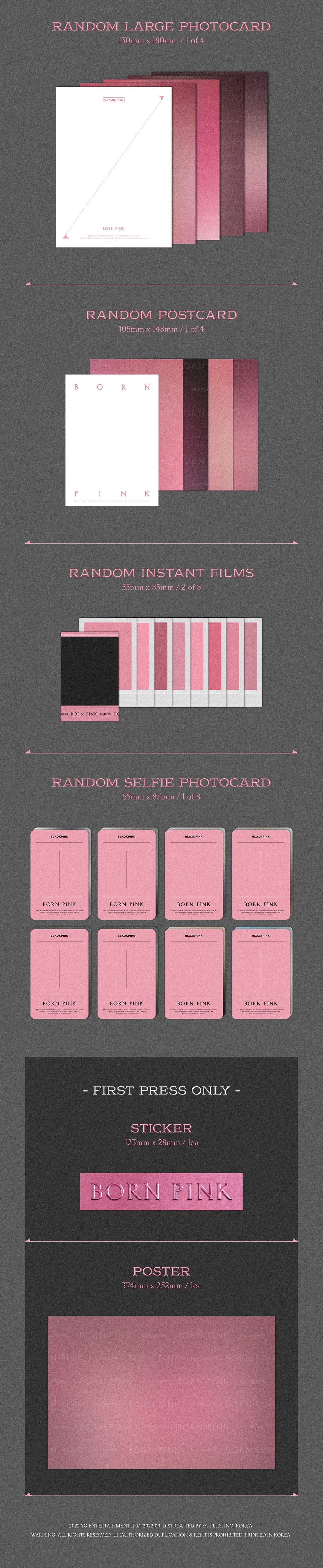 BLACKPINK - 2nd Full Album 'BORN PINK' (Box Set Version)