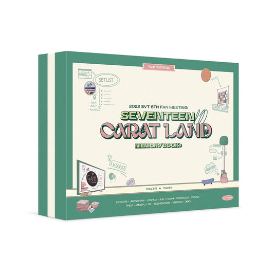 Seventeen 세븐틴 - 2022 SVT 6TH FAN MEETING 'SEVENTEEN in CARAT LAND' Memory Book (DVD Set)
