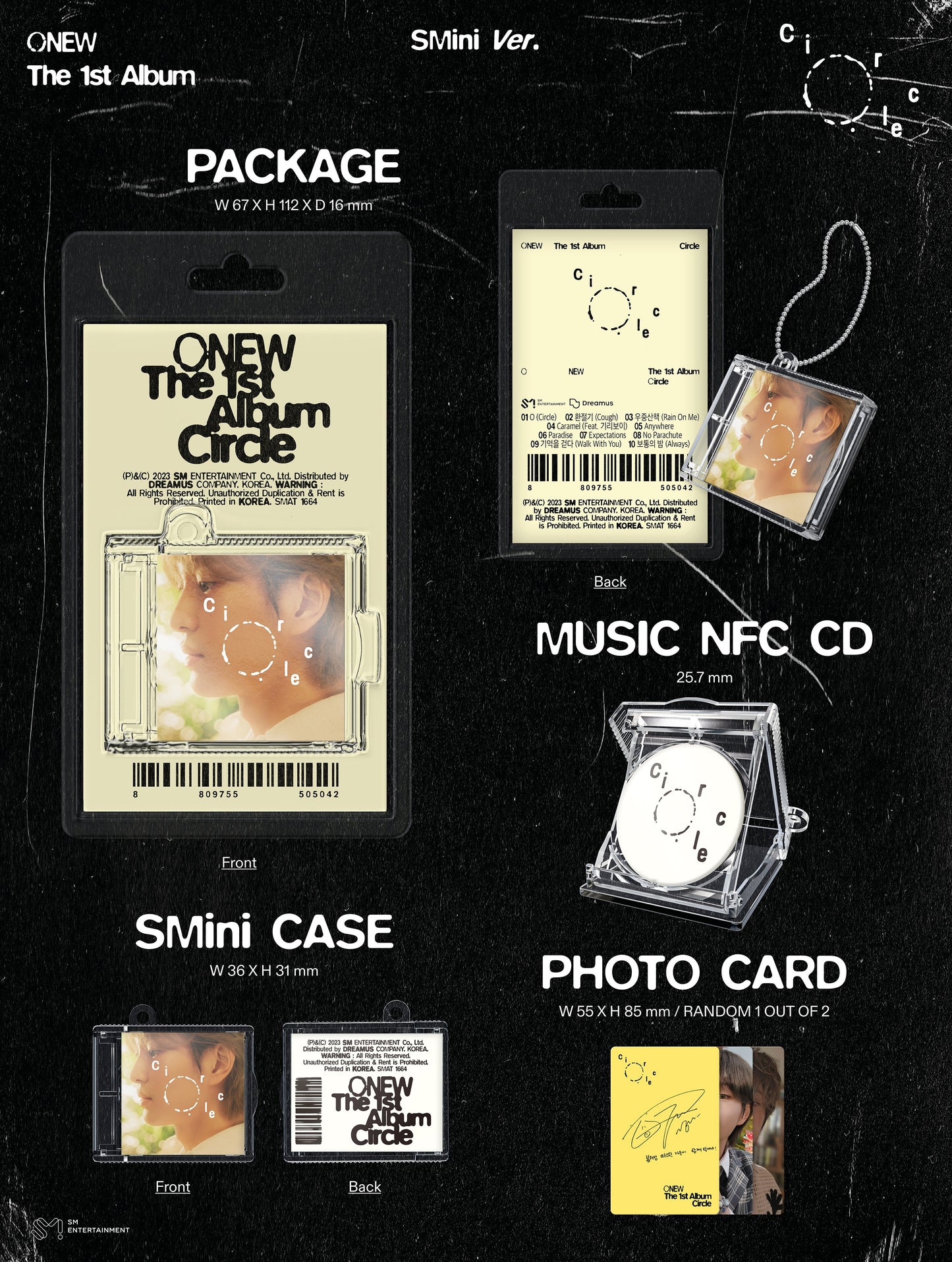 SHINee - ONEW - 1st Album 'Circle' (SMini Version)