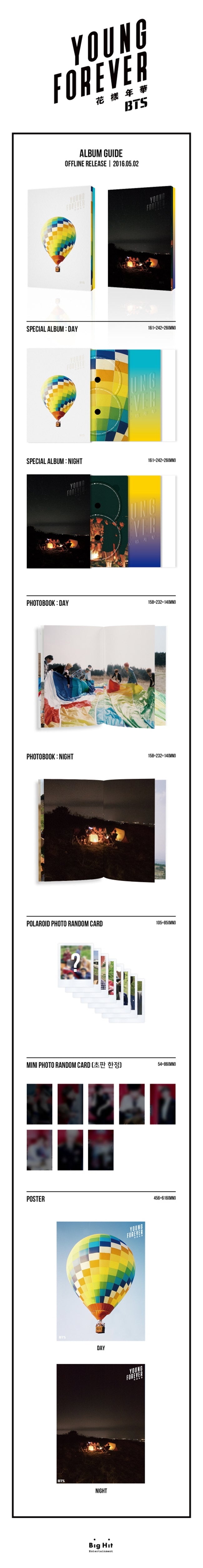 BTS 방탄소년단 - Special Album Repackage 'HYYH THE MOST BEAUTIFUL MOMENT IN LIFE: Young Forever'