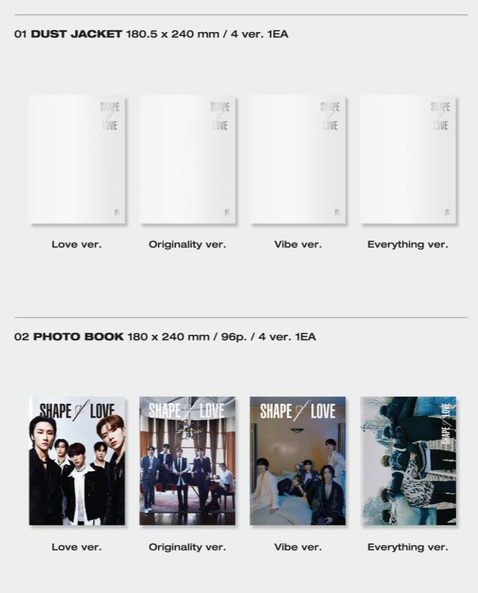 MONSTA X - 11th Mini-Album 'SHAPE of LOVE'