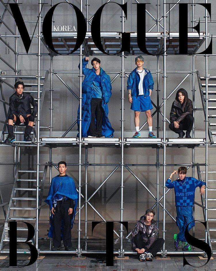 BTS 방탄소년단 - VOGUE KOREA JANUARY 2022 - BTS X LV