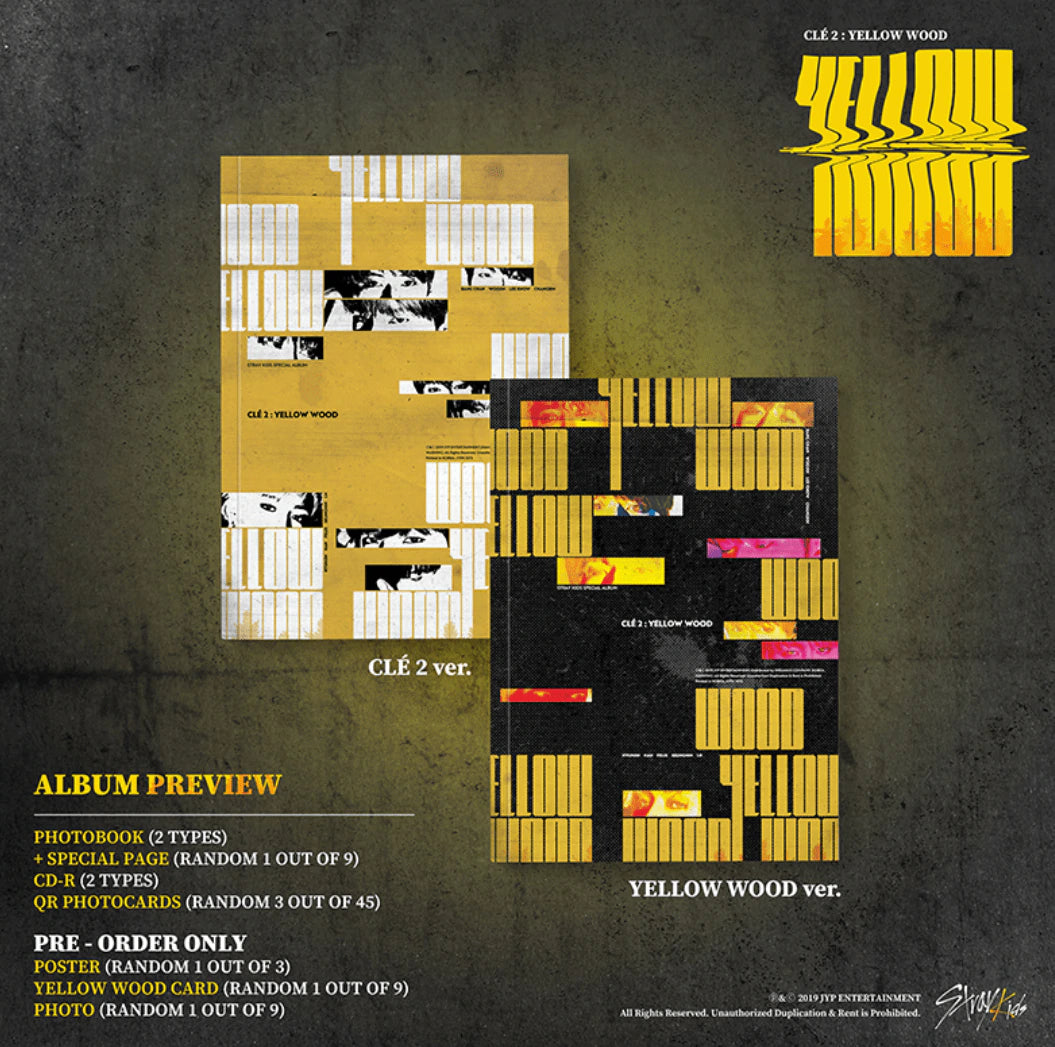 Stray Kids - Special Album 'CLÉ 2: YELLOW WOOD' (Standard Version)