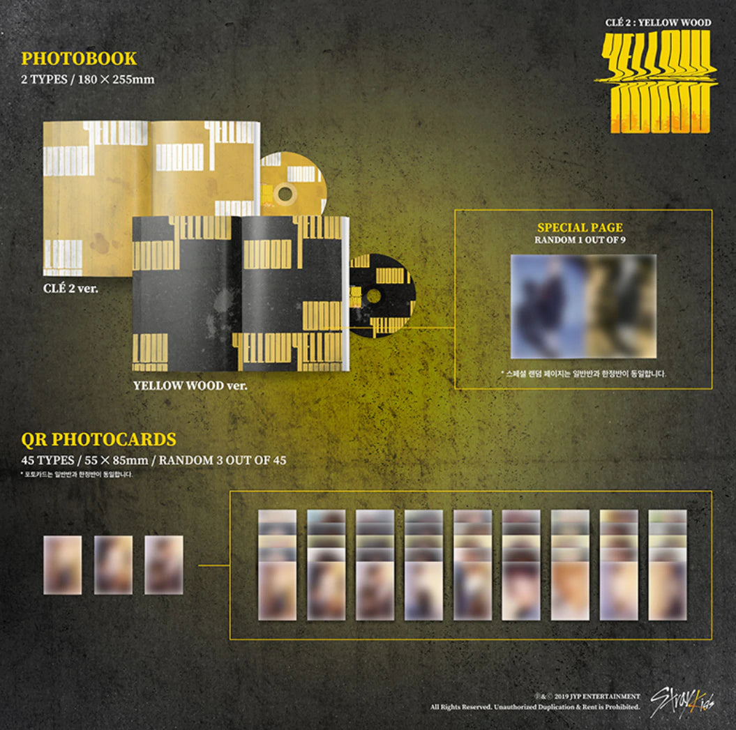 Stray Kids - Special Album 'CLÉ 2: YELLOW WOOD' (Standard Version)