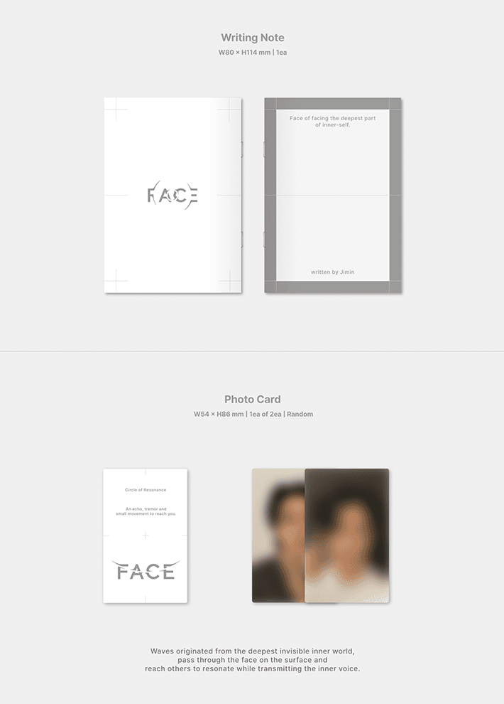 BTS - JIMIN - 1st Solo Album 'FACE' (Weverse Version)