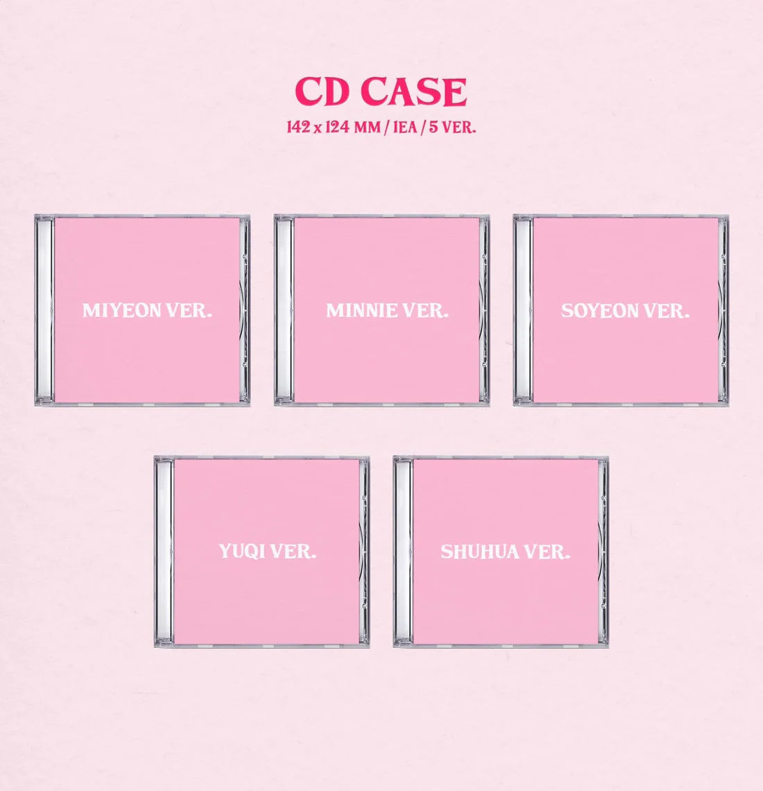 (G)I-DLE - 6th Mini-Album 'I FEEL' (Jewel Case)