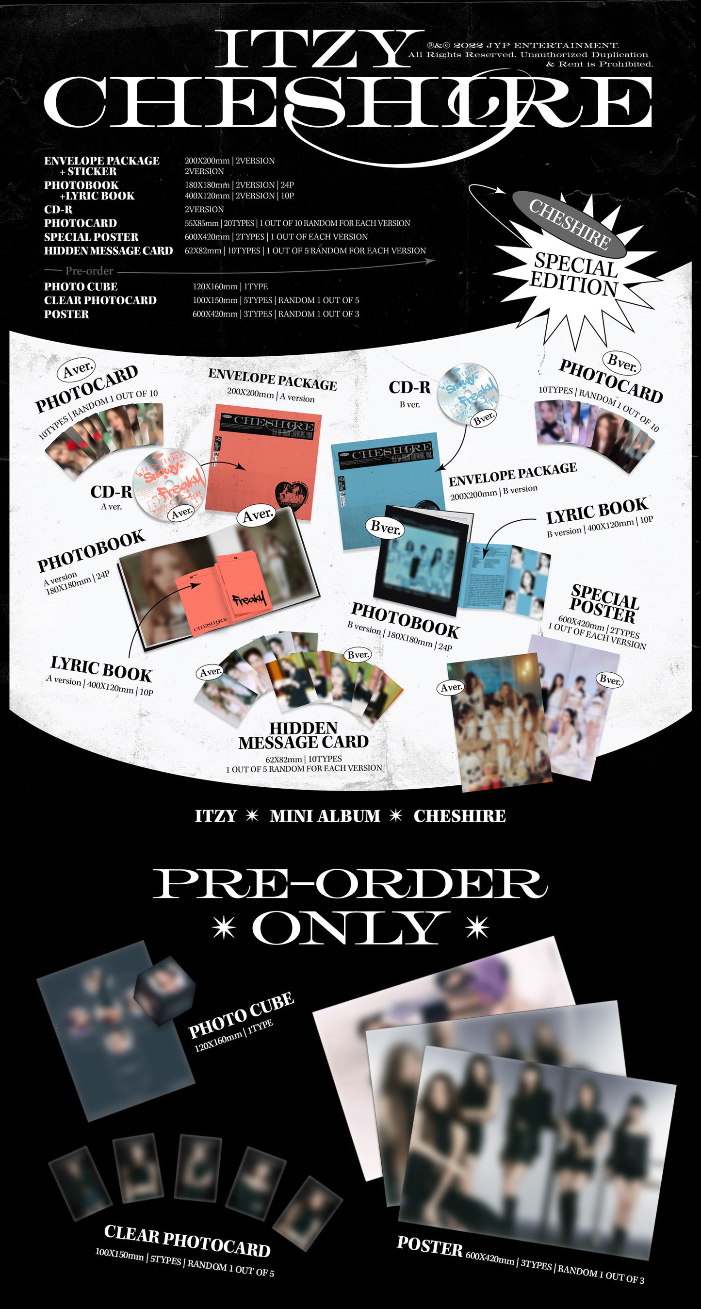 ITZY 있지 - Mini-Album 'CHESHIRE' (Special Edition)