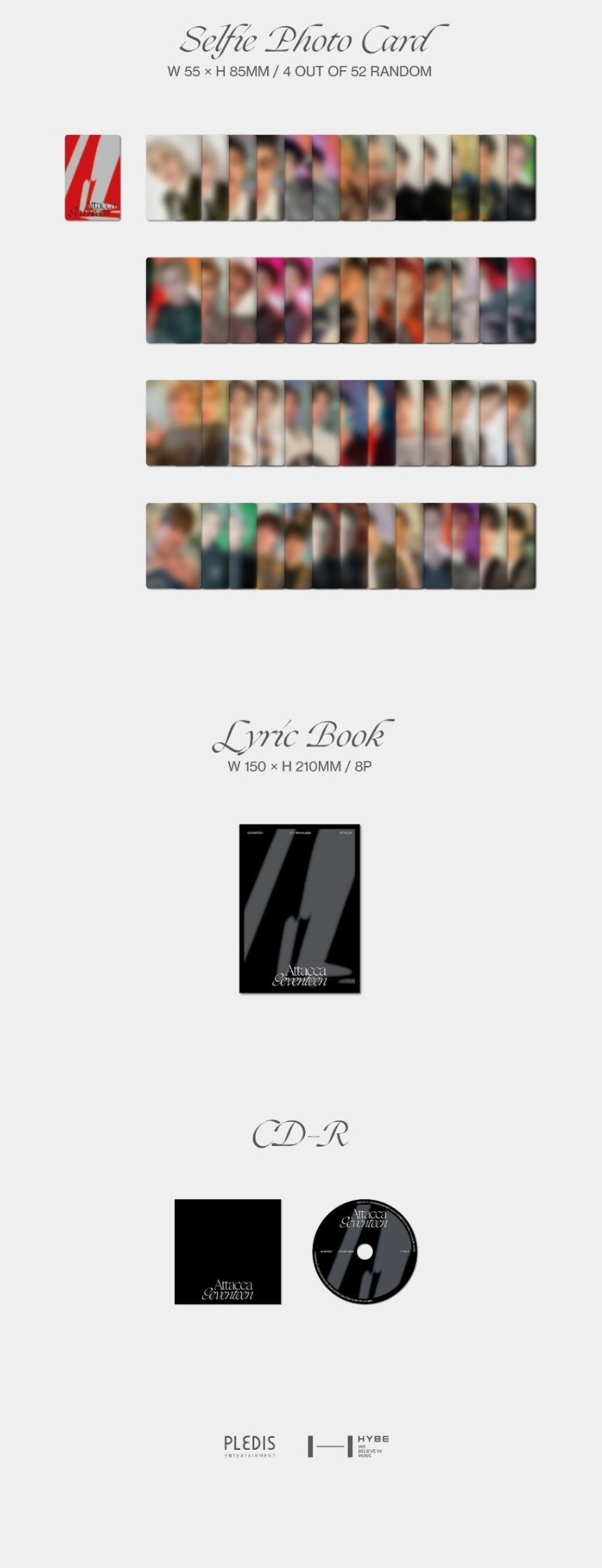 Seventeen 세븐틴 - 9th Mini-Album ‘ATTACA’ (Carat Version) (Random)