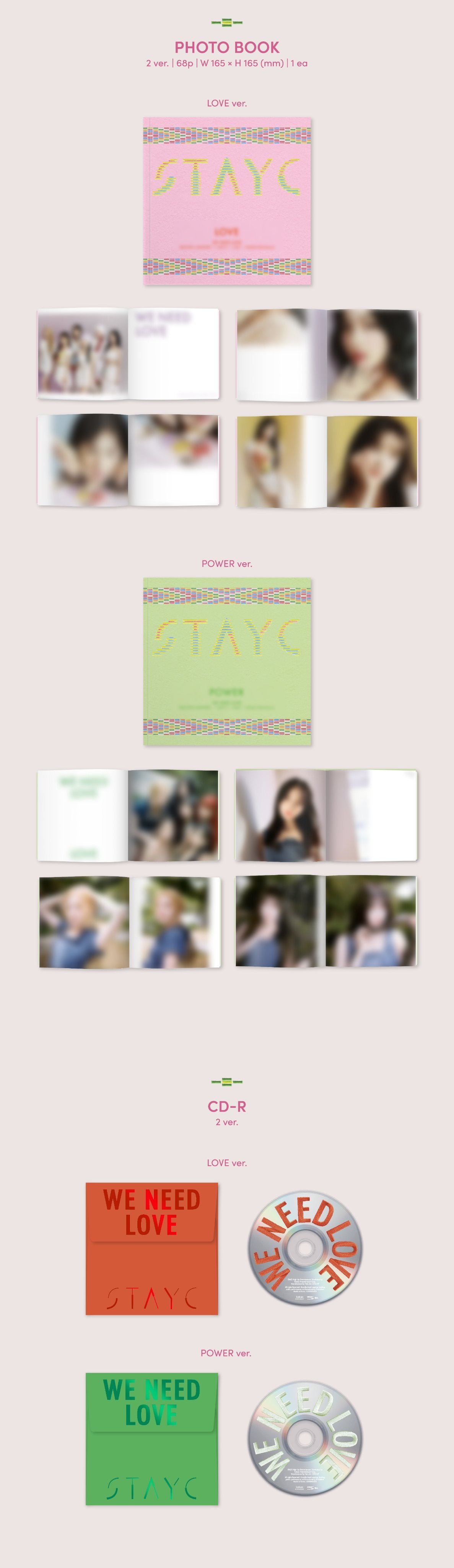 STAYC - 3rd Single Album ‘WE NEED LOVE’