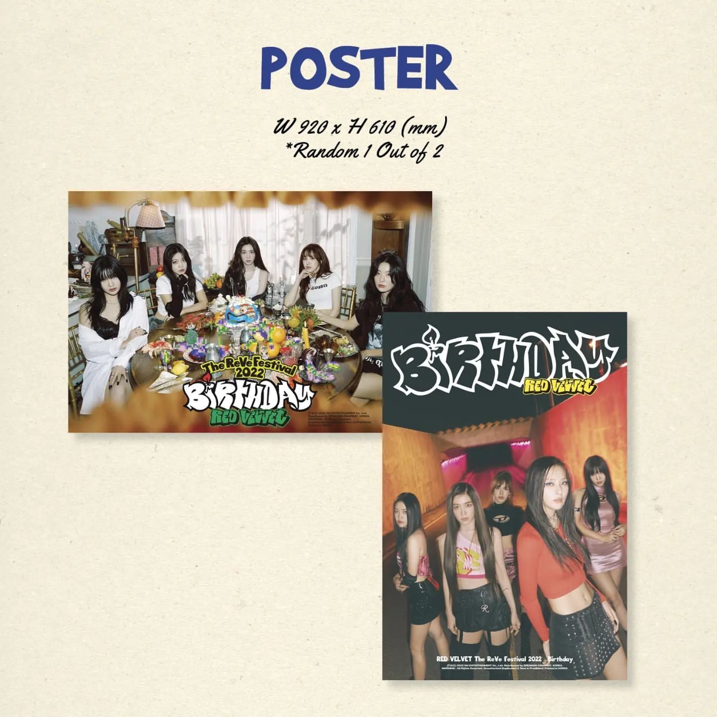 Red Velvet - 8th Mini-Album 'The ReVe Festival 2022 - Birthday' (Cake Version)