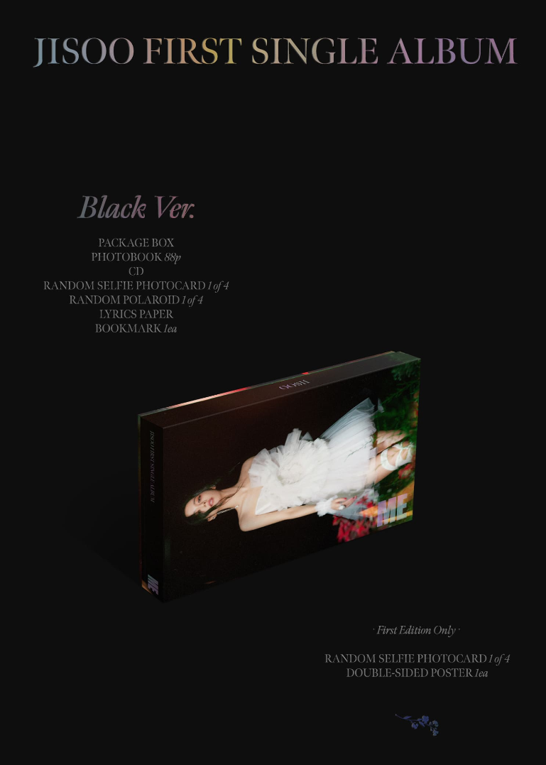 BLACKPINK - JISOO - 1st Single Album 'ME' + Apple Music POB