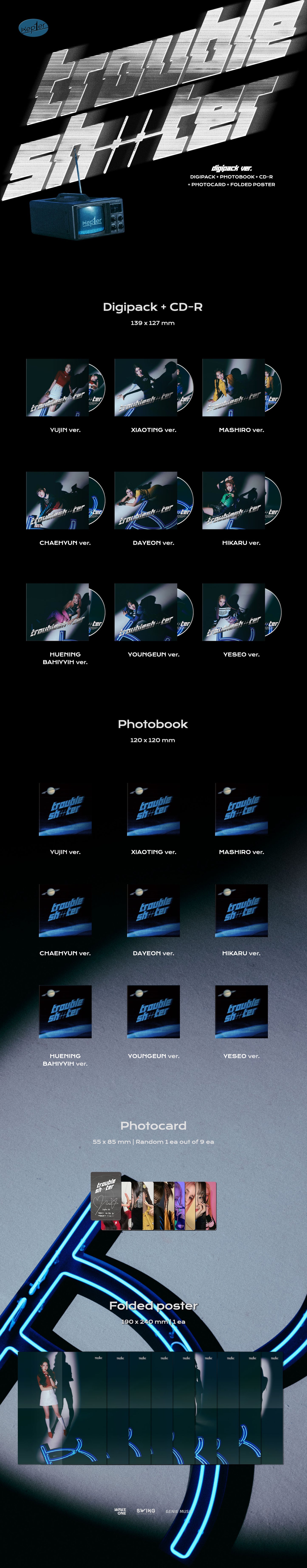 Kep1er - 3rd Mini-Album 'TROUBLESHOOTER' (Digipack Version)