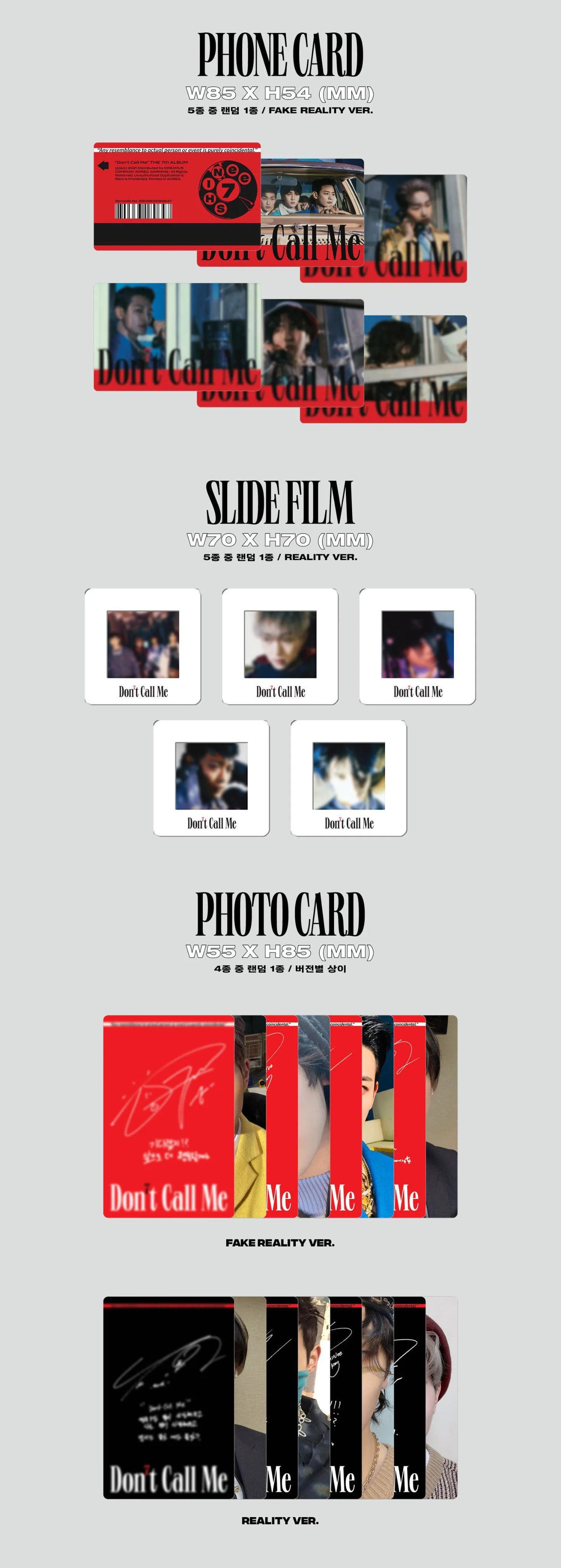 SHINee - The 7th Album 'Don’t Call Me' (Photobook Version)
