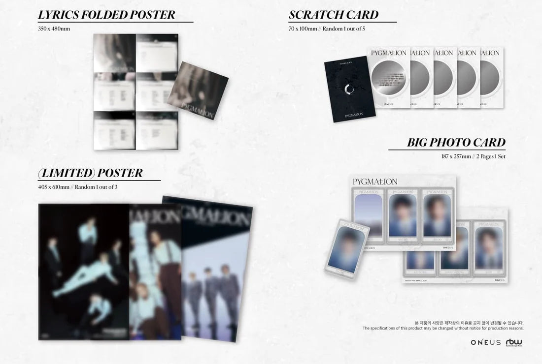 ONEUS - 9th Mini-Album ‘PYGMALION' (MAIN Version)
