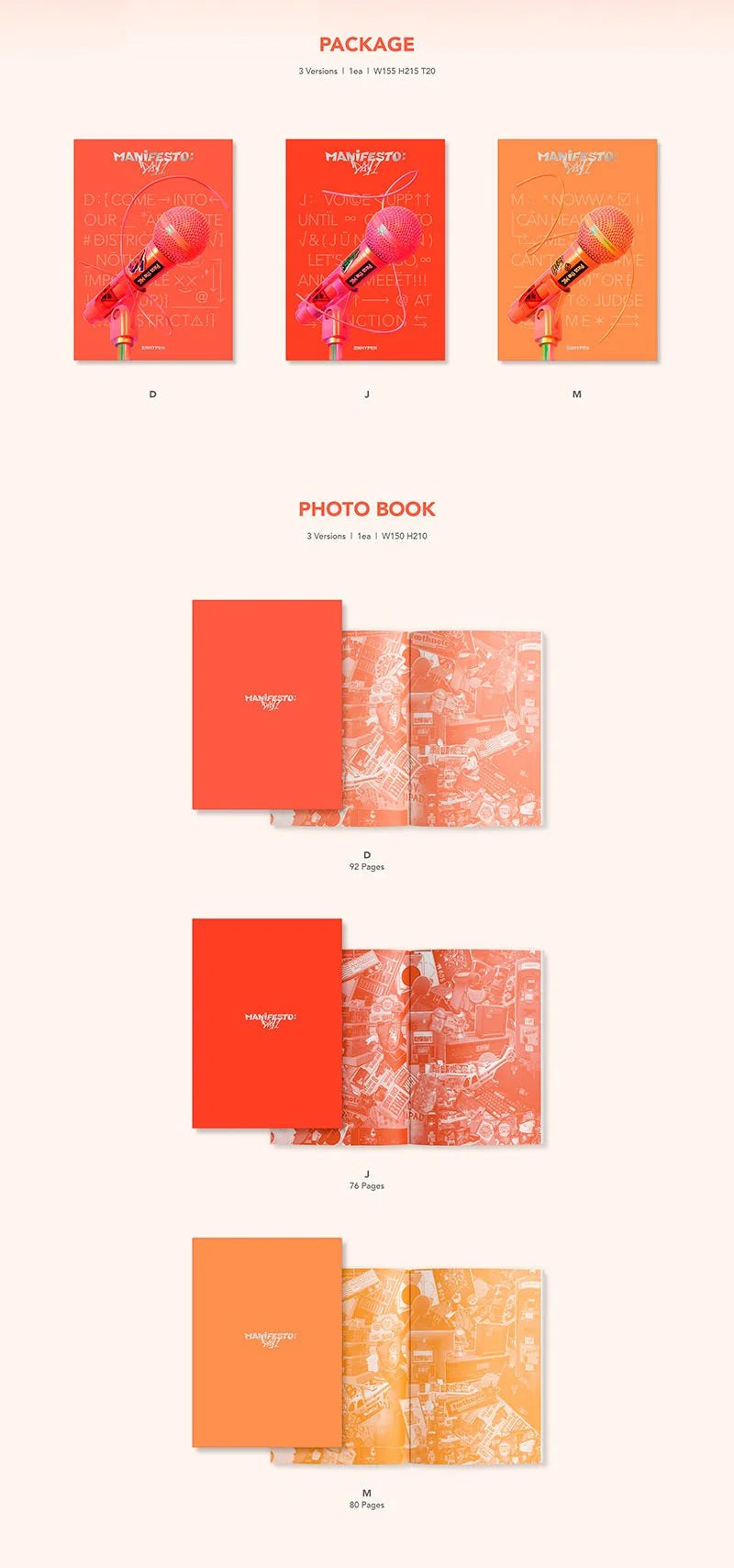 ENHYPEN 엔하이픈 - 3rd EP 'MANIFESTO: Day 1’