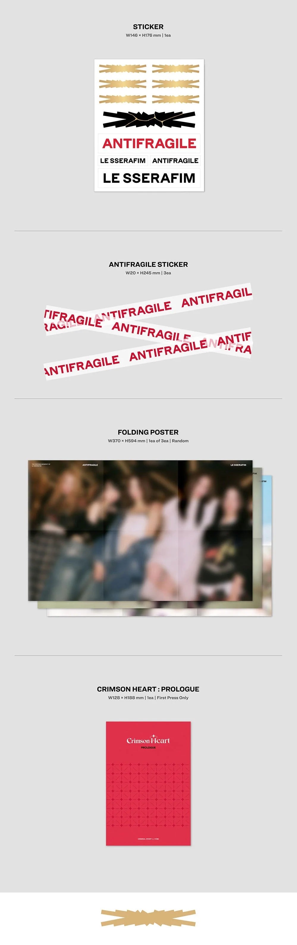 LE SSERAFIM - 2nd Mini-Album ‘ANTIFRAGILE’