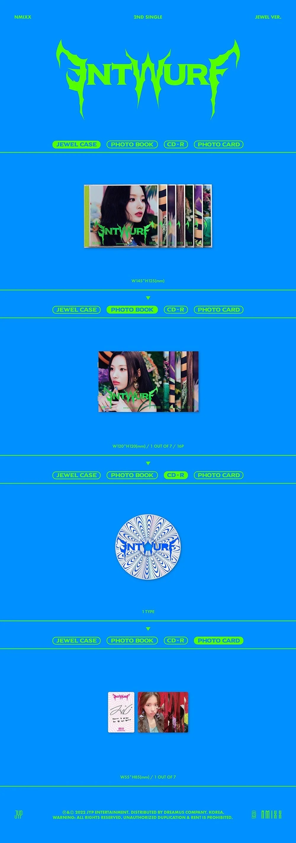 NMIXX - 2nd Single ‘ENTWURF’ (Jewel Case Version)