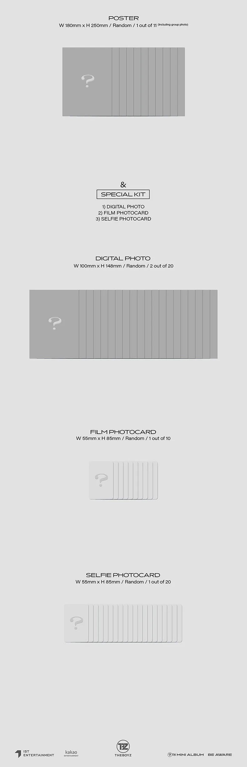 THE BOYZ 더보이즈 - 7th Mini-Album 'BE AWARE' (Photobook Version)