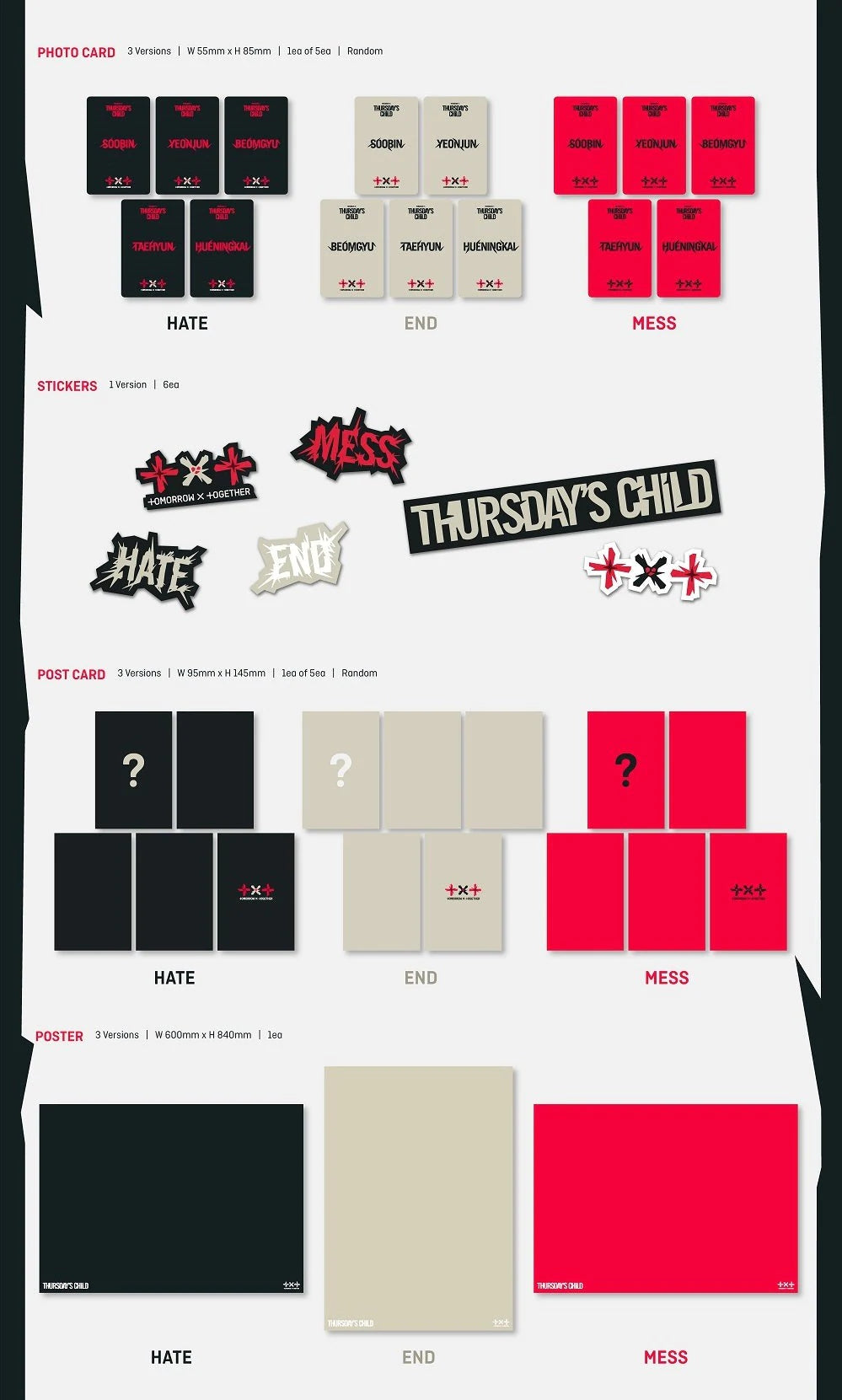TXT - 4th Mini-Album 'Minisode 2: Thursday's Child'
