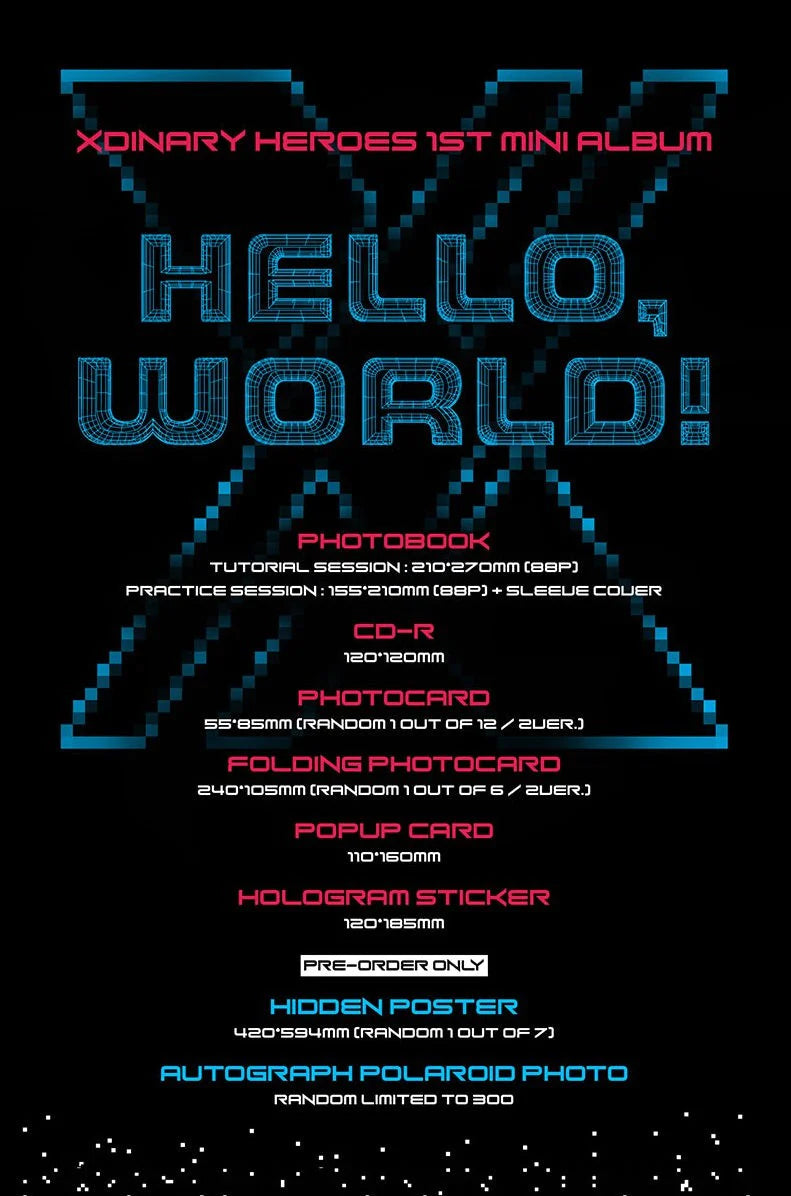 Xdinary Heroes - 1st Mini-Album 'HELLO, WORLD!'