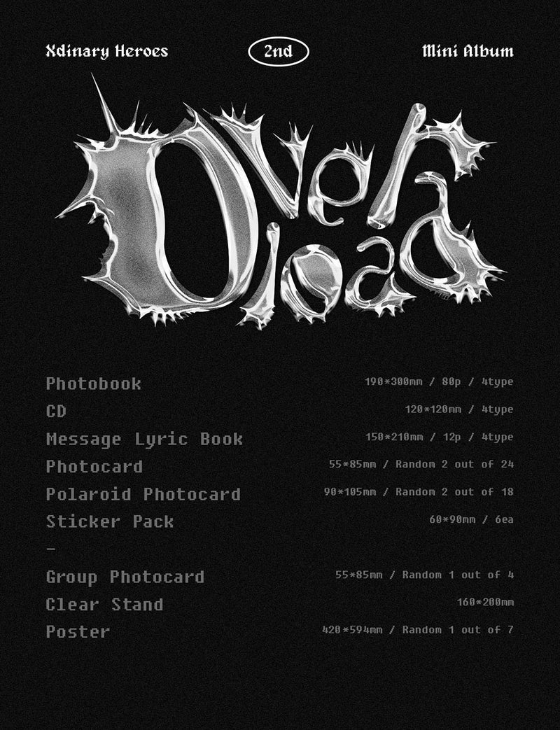 Xdinary Heroes - 2nd Mini-Album 'OVERLOAD'